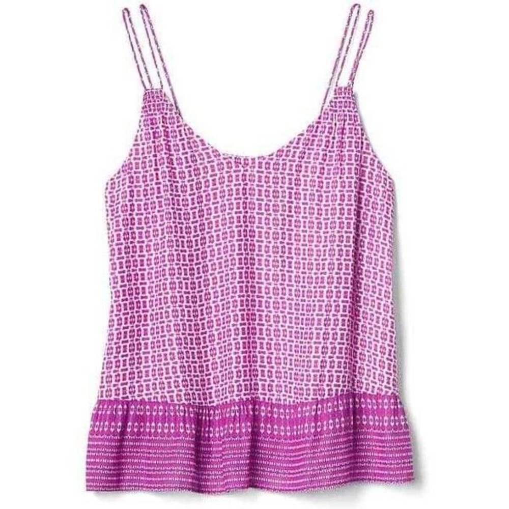 Gap double-strap peplum cami